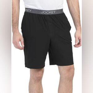 $22 NWT Jockey Generation Men's 9" Soft Stretch Sleep Shorts - Black L